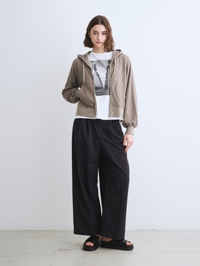 Stretch typewriter tuckwidepants 詳細画像