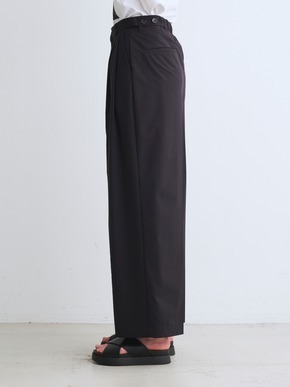 Stretch typewriter tuckwidepants 詳細画像