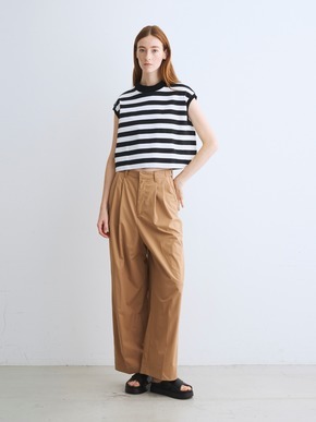 Stretch typewriter tuckwidepants 詳細画像