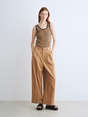 Stretch typewriter tuckwidepants 詳細画像