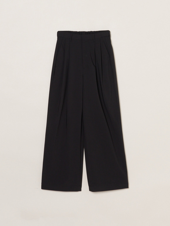 Stretch typewriter tuckwidepants