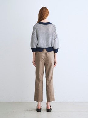 Stretch typewriter tapered pants 詳細画像