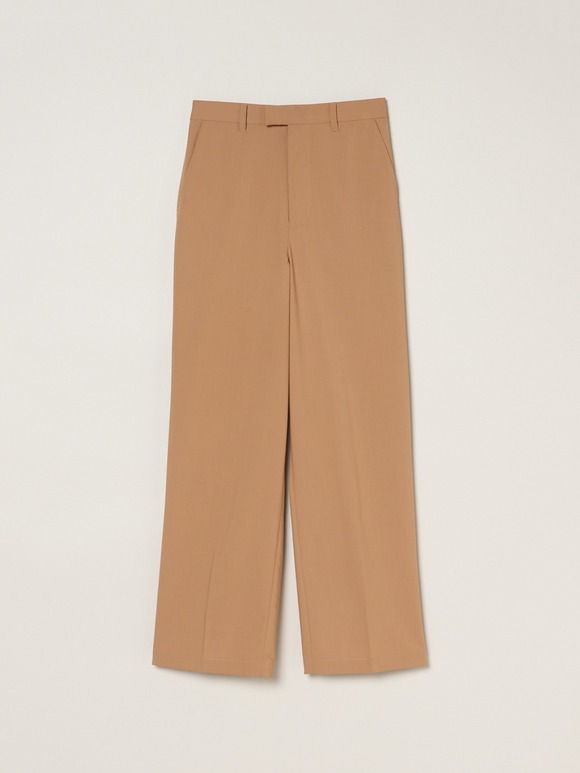 Stretch typewriter tapered pants