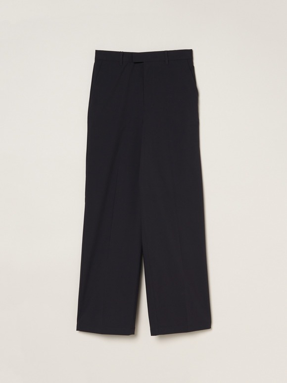Stretch typewriter tapered pants