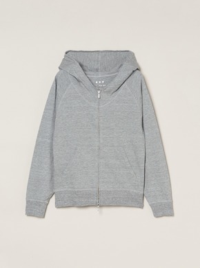 Sheer slub zip up hoody 詳細画像