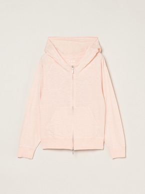 Sheer slub zip up hoody 詳細画像