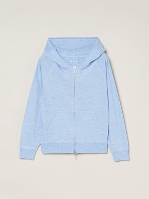 Sheer slub zip up hoody 詳細画像