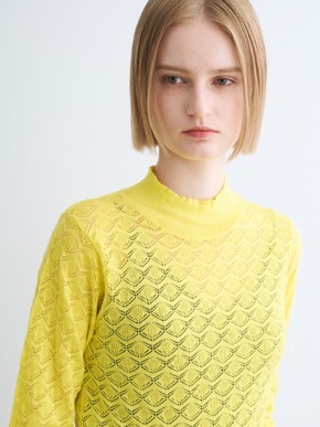 Cotton silk race top 詳細画像