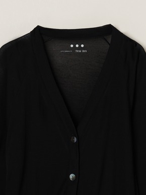 Soft see-through cardigan 詳細画像