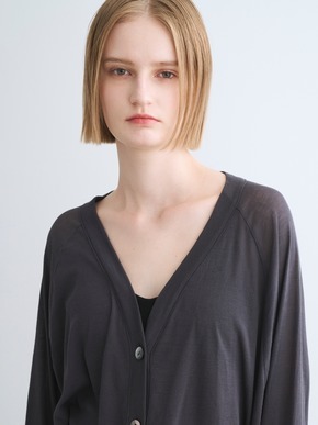 Soft see-through cardigan 詳細画像