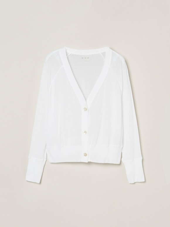 Soft see-through cardigan
