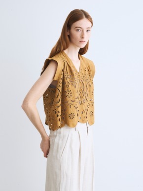 Tropical lace tops 詳細画像