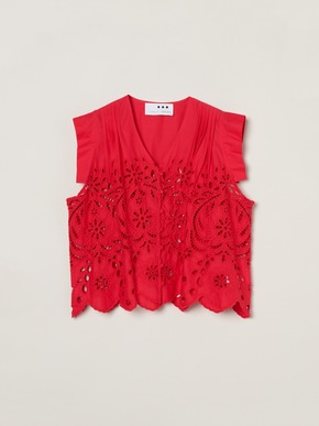 Tropical lace tops 詳細画像