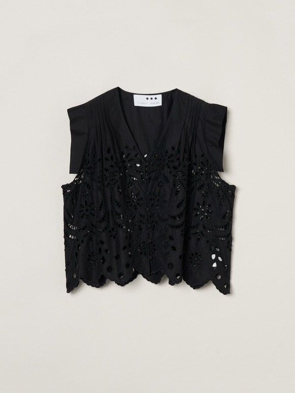 Tropical lace tops