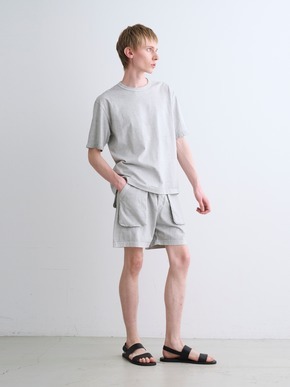 Men's pigment dyed cotton t-shirt 詳細画像