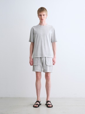 Men's pigment dyed cotton t-shirt 詳細画像