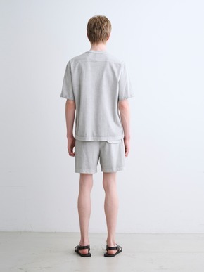 Men's pigment dyed cotton t-shirt 詳細画像