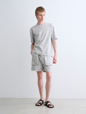 Men's pigment dyed cotton t-shirt 詳細画像