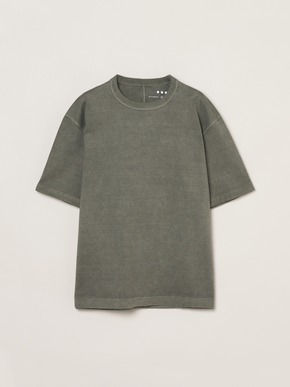 Men's pigment dyed cotton t-shirt 詳細画像