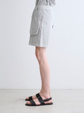 Men's pigment dyed cotton short pants 詳細画像