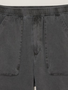 Men's pigment dyed cotton short pants 詳細画像