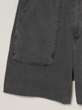 Men's pigment dyed cotton short pants 詳細画像