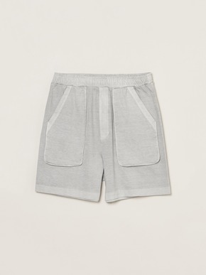 Men's pigment dyed cotton short pants 詳細画像