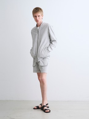 Men's pigment dyed cotton blouson 詳細画像