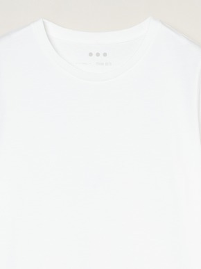 Powdery cotton basic tee 詳細画像