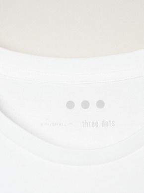 Powdery cotton basic tee 詳細画像