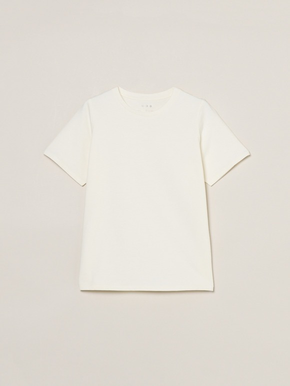 Powdery cotton basic tee
