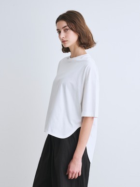Powdery cotton half slv tee 詳細画像