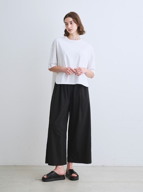 Powdery cotton half slv tee 詳細画像