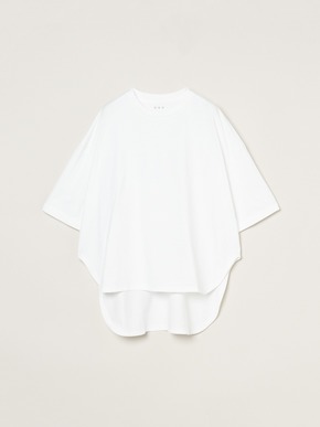 Powdery cotton half slv tee 詳細画像
