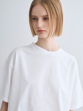 Powdery cotton loose tee 詳細画像