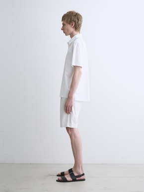 Men's powdery cotton s/s polo 詳細画像