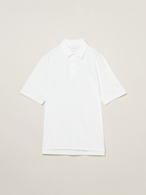 Men's powdery cotton s/s polo 詳細画像