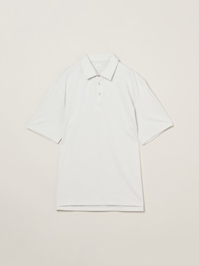 Men's powdery cotton s/s polo 詳細画像