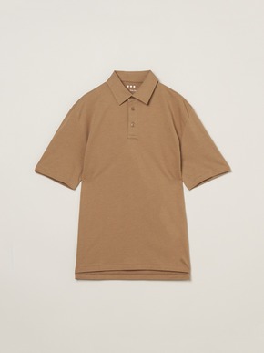 Men's powdery cotton s/s polo 詳細画像