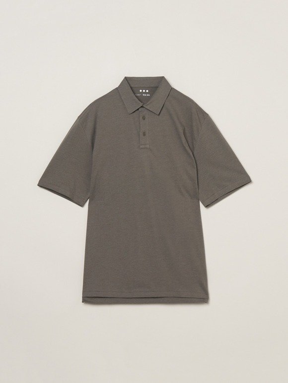 Men's powdery cotton s/s polo