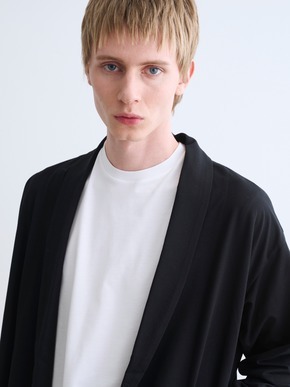 Men's powdery cotton cardigan 詳細画像