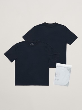 【unisex】 powdery cotton 2pack tee 詳細画像