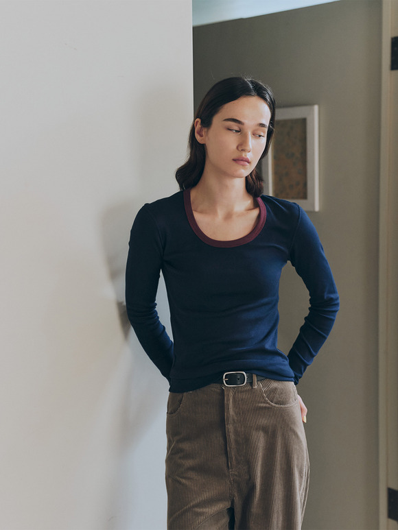 Cotton basics l/s ringer jessica