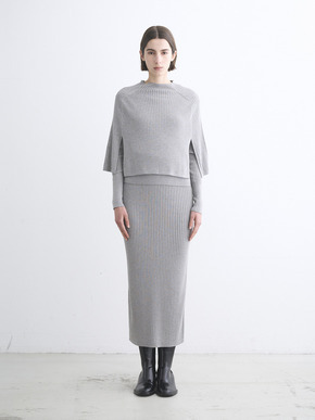 Lurex sweater cape 詳細画像