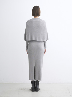 Lurex sweater cape 詳細画像