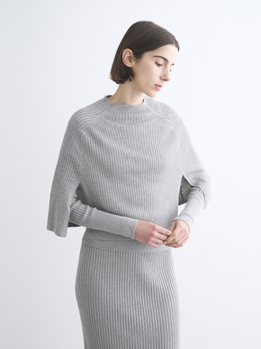 Lurex sweater cape 詳細画像