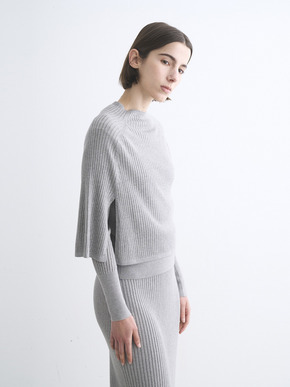 Lurex sweater cape 詳細画像