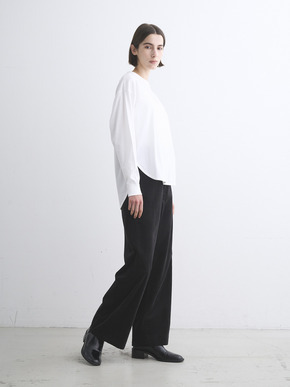 Sanded jersey loose long tee 詳細画像