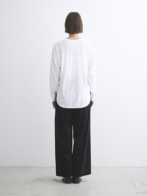 Sanded jersey loose long tee 詳細画像