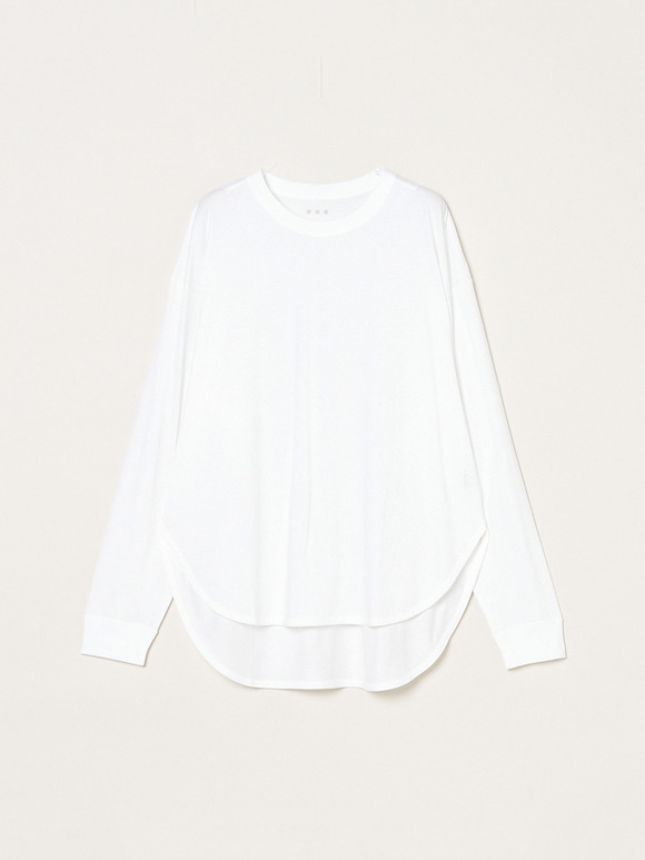 Sanded jersey loose long tee